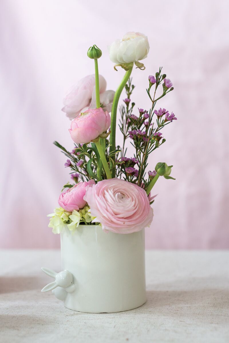 Peeking Bunny Pot Set