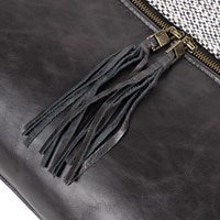 LEATHER & LINEN PILLOW