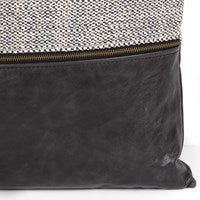 LEATHER & LINEN PILLOW