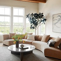 LEATHER & LINEN PILLOW