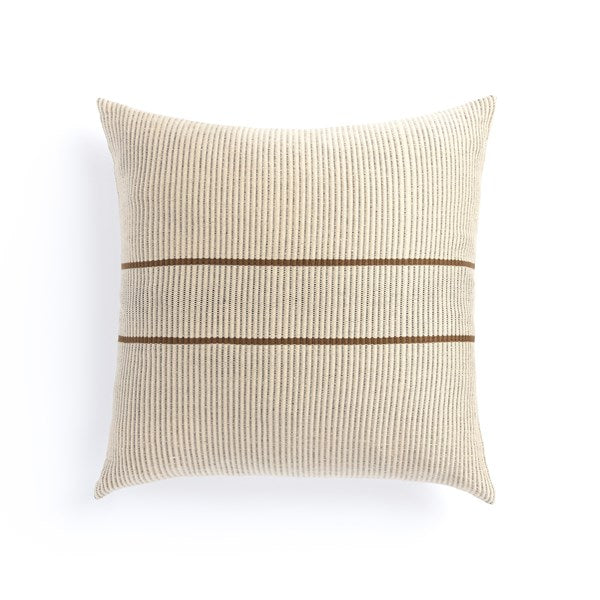 HANDWOVEN MERIDO PILLOW - BEIGE