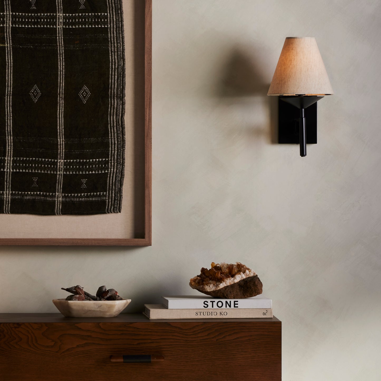 Dodie Sconce-Jet Black