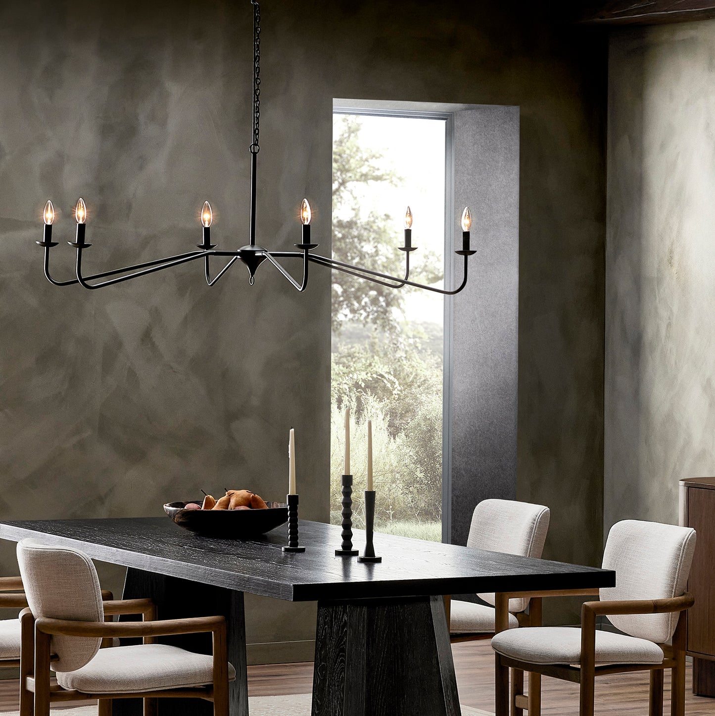Edlyn Chandelier-Antiqued Iron