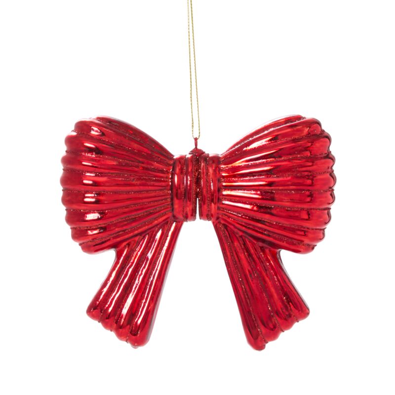 Metallic Bow Ornament