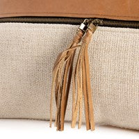 LEATHER & LINEN PILLOW