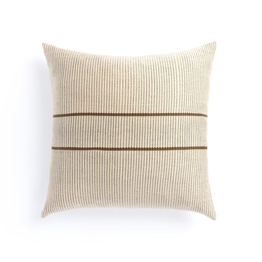 HANDWOVEN MERIDO PILLOW - BEIGE