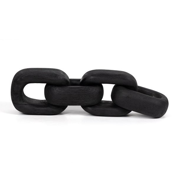 Wood Chain-Carbonized Black