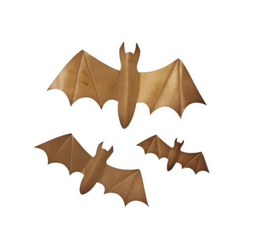 Winged Bat Wall Decor - Set of 3